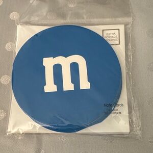 Blue M&M's Notecards